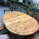 Ensemble table et chaises pin vintage