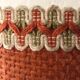 Table lamp wood and jute with pompoms