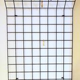 String black metal coat and hat rack, 1950s