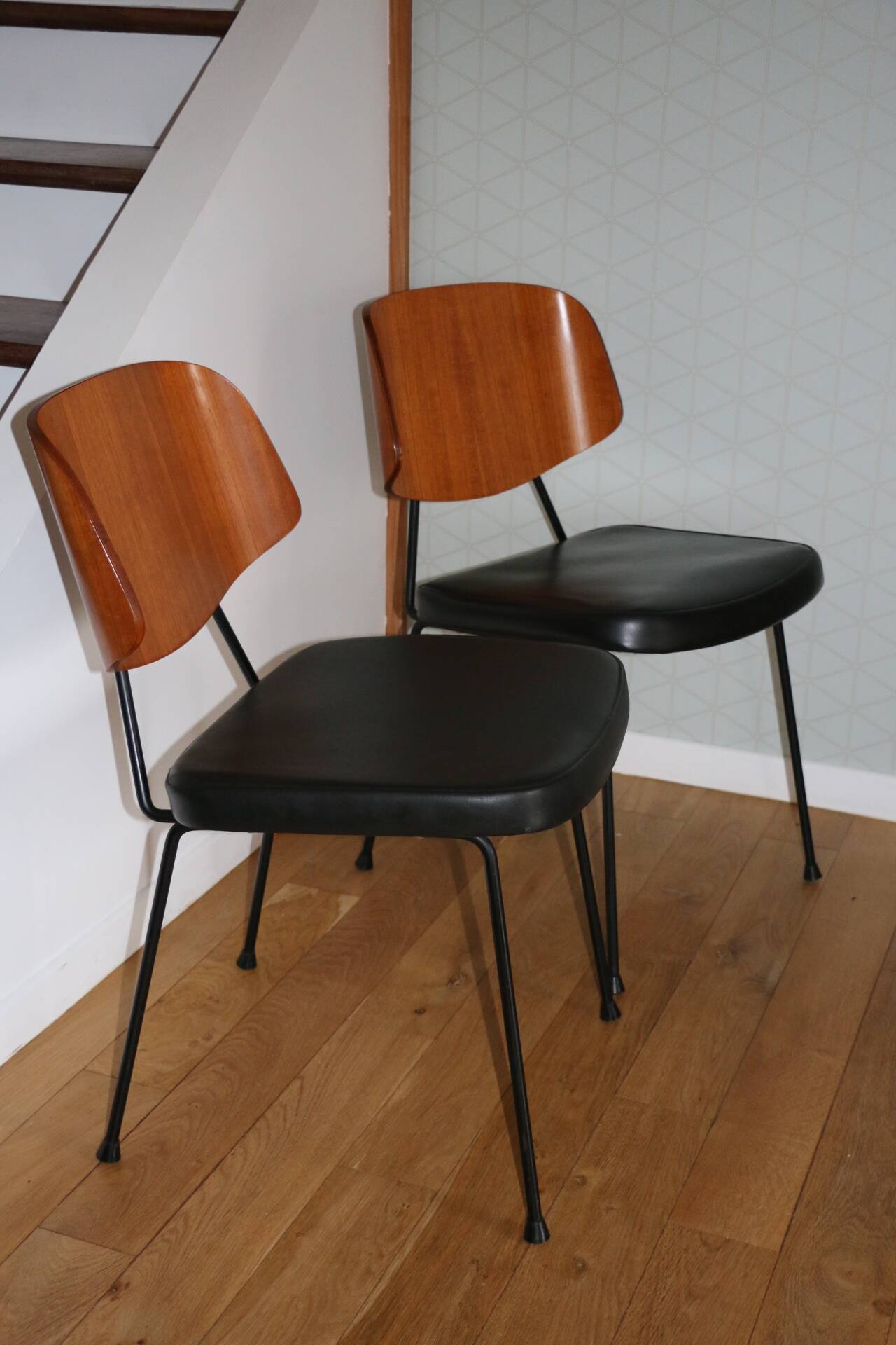 2 thonet chairs from around 1955