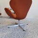 Pair of Swan armchairs by Arne Jacobsen for Fritz Hansen
