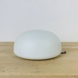 Vintage opaline ball wall light, half sphere