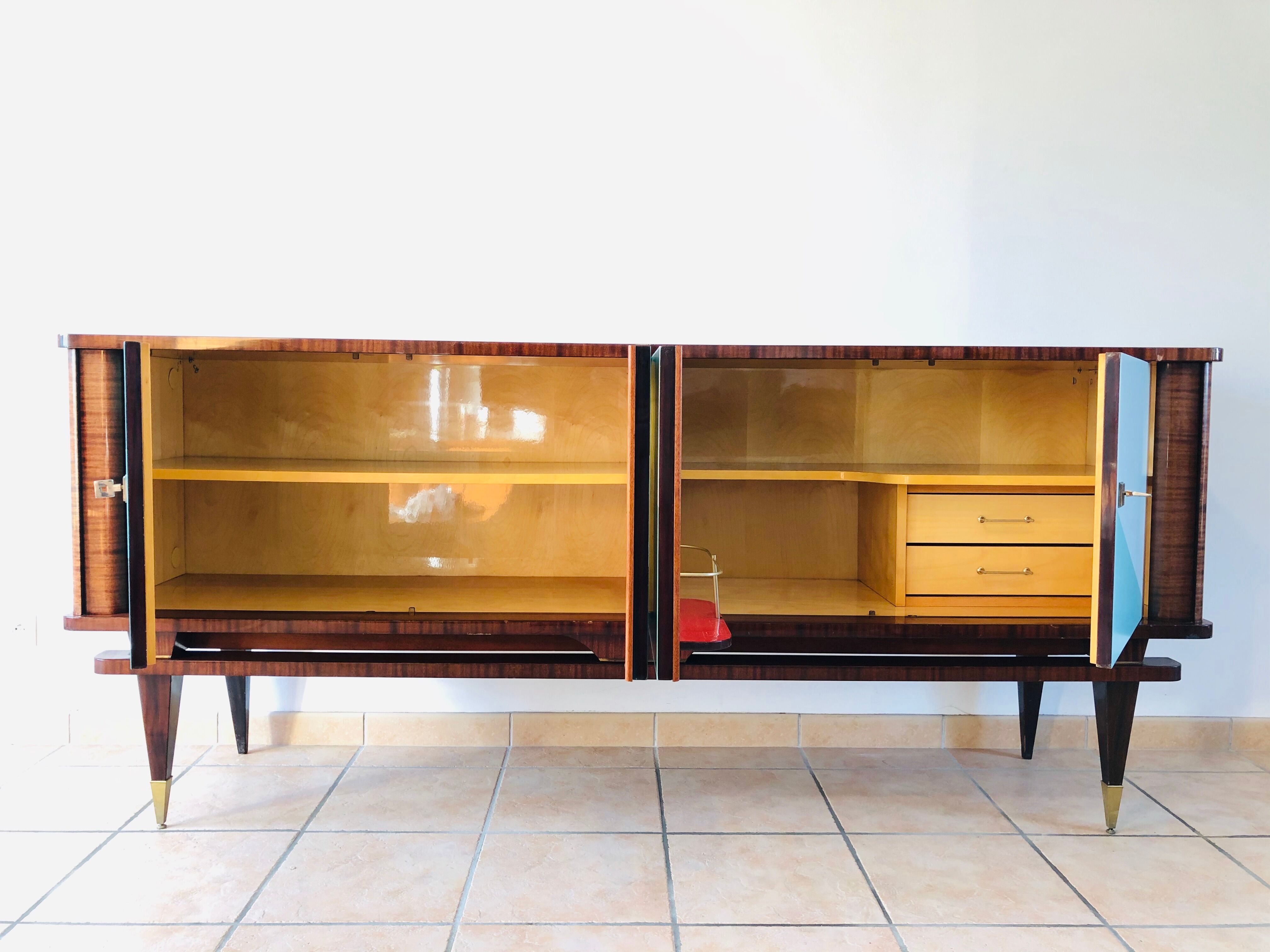 Vintage graphic sideboard 1960