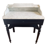 Toilet table with marble