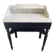 Table de toilette avec marbre