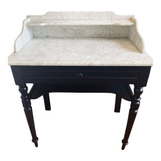 Toilet table with marble