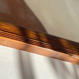Art deco mirror 1920 wood and silver vintage