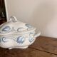 Antique Tircis Soup Tureen Sarreguemines Utzschneider & Cie Art Nouveau Earthenware