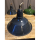 Blue workshop hanging lamp
