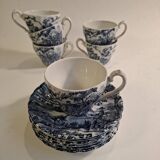 Myott English tea set, The Hunter 6 cups