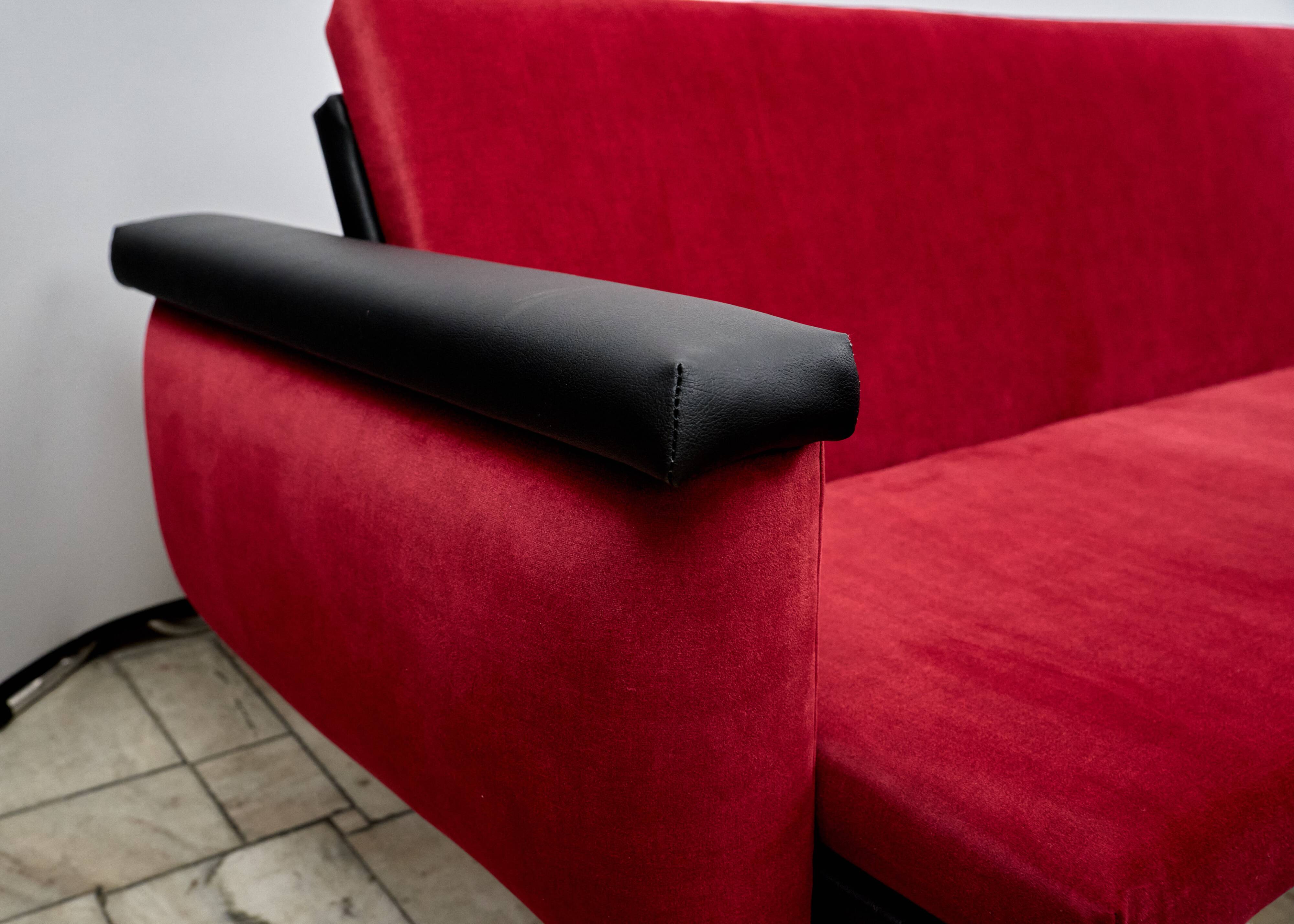 Vintage Industrial Sofa bed, 1960s, Czechoslovakia