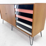 1960's Sideboard with Drawers by Jiri Jiroutek, Czechoslovakia