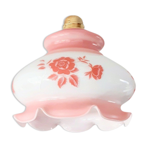 suspension opaline fleurie