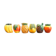 Small fruit-shaped pots