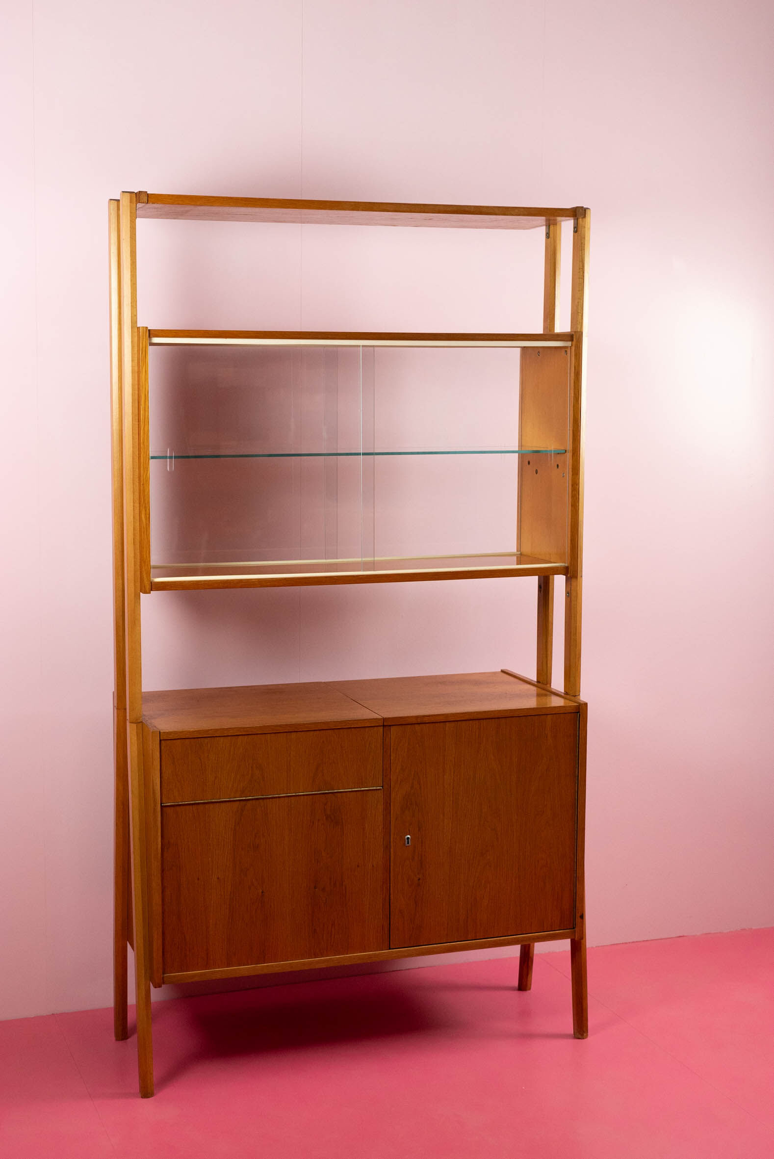 Vintage Mid Century room divider door 'Jirak' voor 'Tatra'