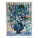 Blue flowers in celebration, oil on canvas signed Jacques Rouquier.