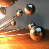 German atomic table lamp from the mid-century space age by Cosack.
