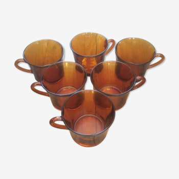6 large Cups Duralex