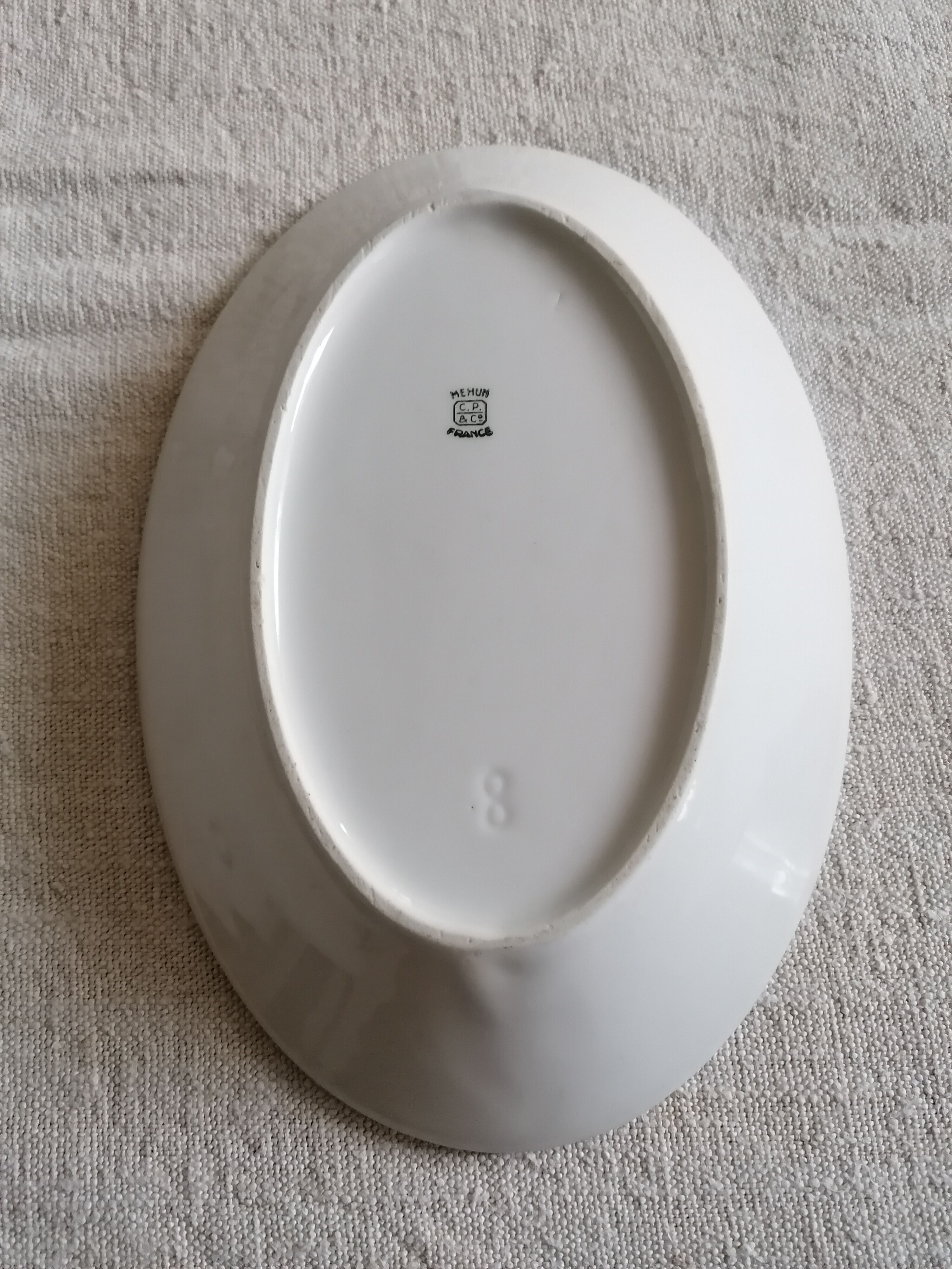 Mehun porcelain ravier