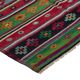 Kilim Oushak vintage multicoloured striped 250 x 163 cm