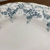 Plat oval 32 cm en faïence de Maastricht modèle Clara