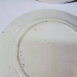 9 Antique Plates 19th Century Blue Willow Pattern Chinese Blue Decor