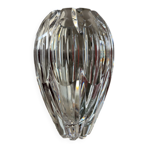 Vase vintage en cristal