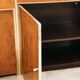 Buffet en radica et métal doré moderniste des années 70