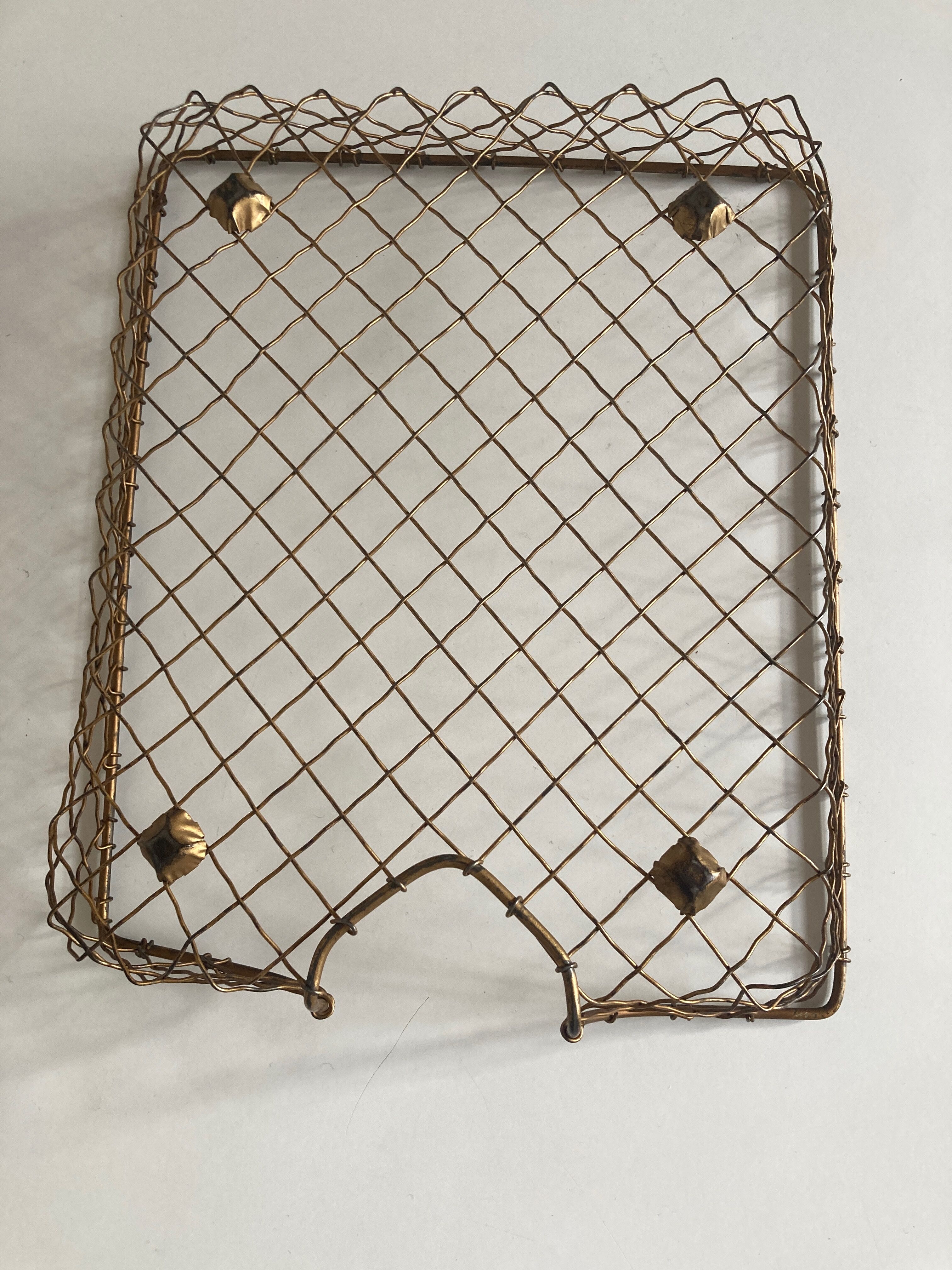 Range mail USA in golden brass wire 1950