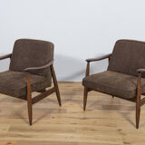 GFM-87 Armchairs by Juliusz Kedziorek for Gościcińskie Furniture, 1960s, Set of 2