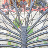Black rattan headof