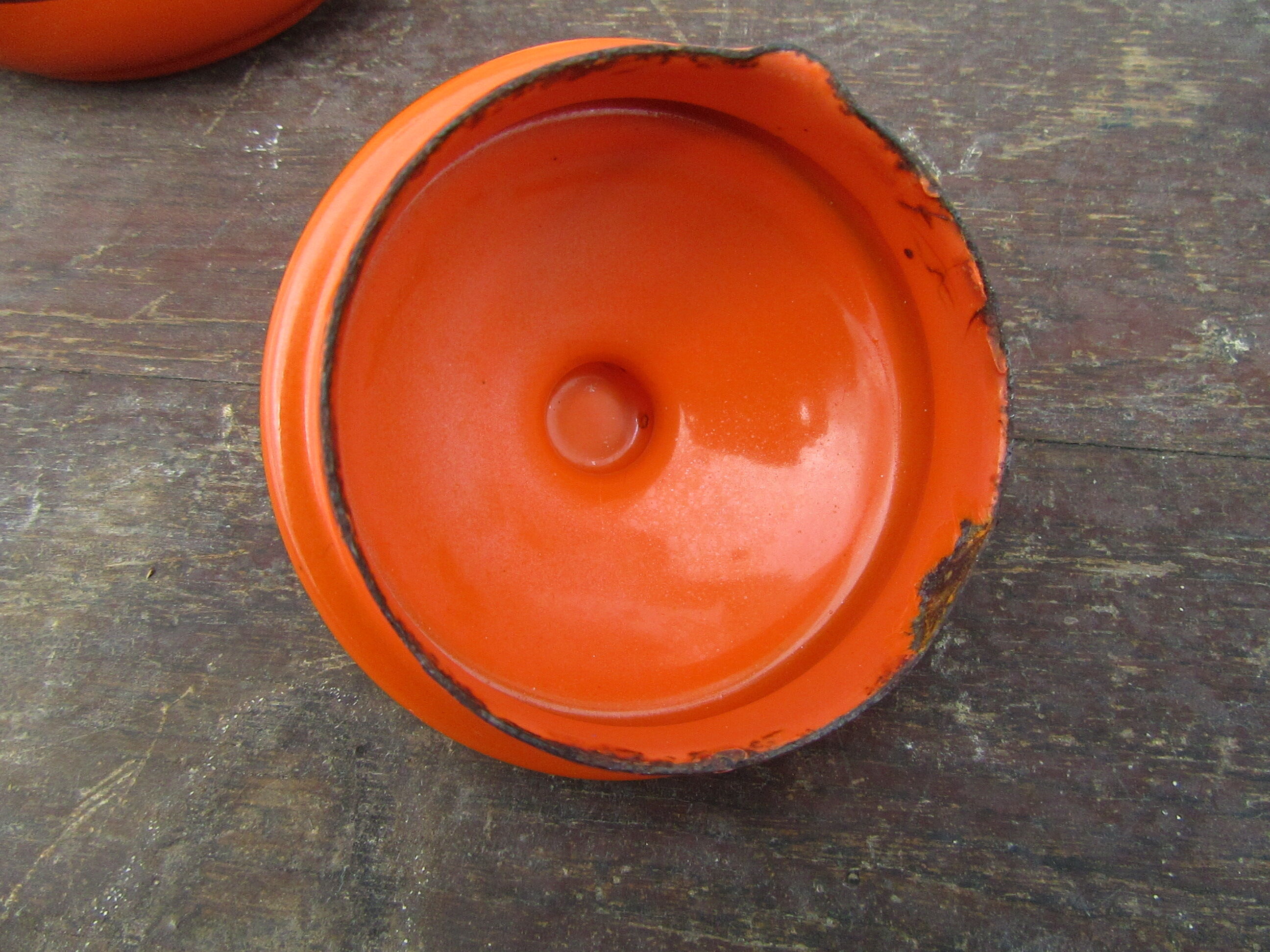 Vintage orange coffee maker