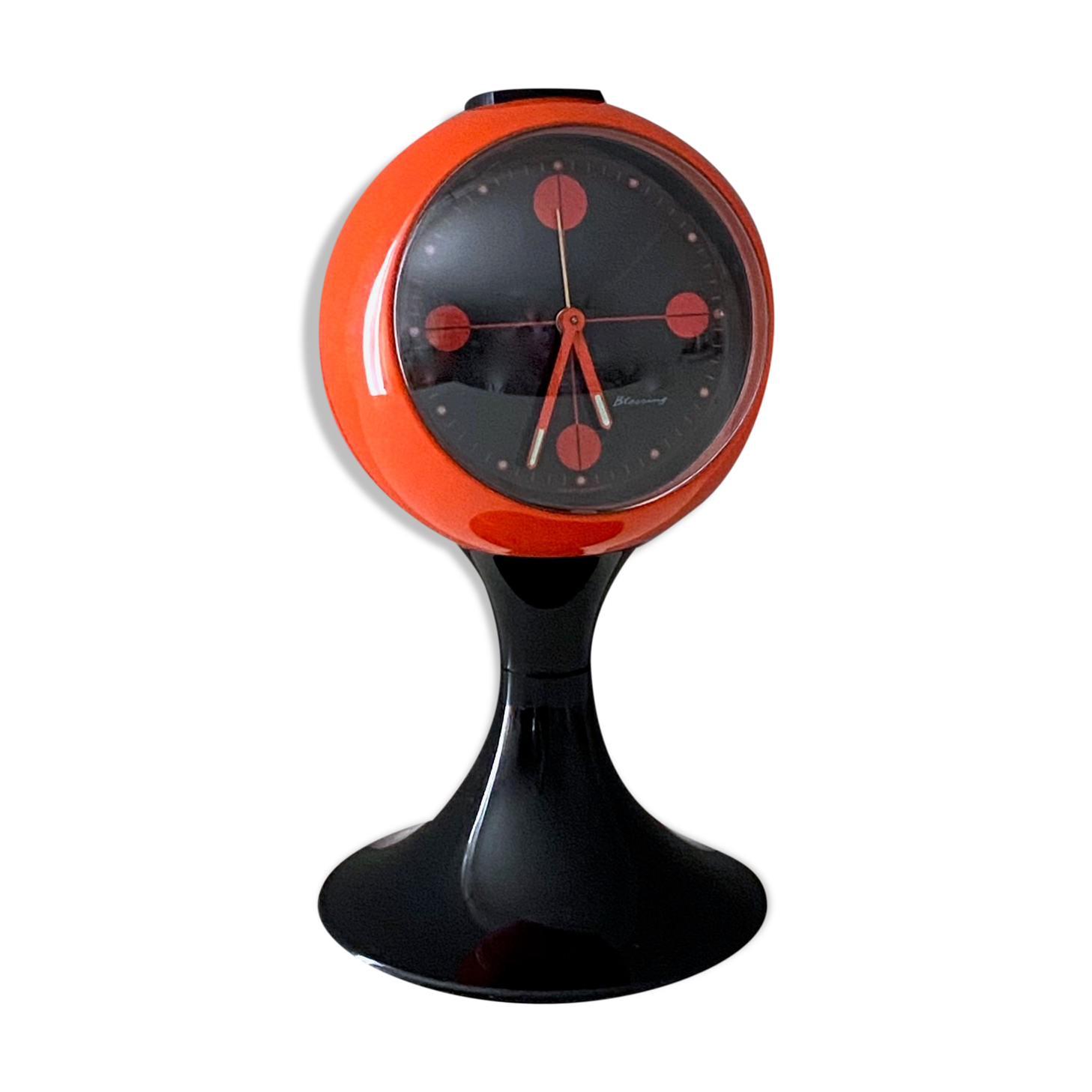 Blessing Space Age alarm clock, 70s Germany