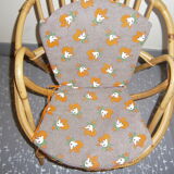 Child rattan armchair