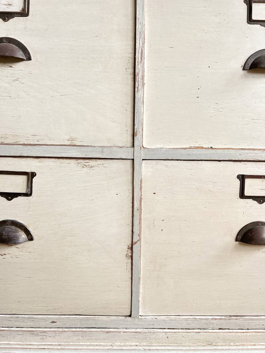 Old haberdashery furniture with original patina