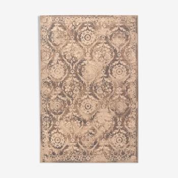 Vintage-style brown Persian rug 160X230 cm