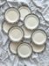 10 assiettes plates en terre de fer « Lamartine » Salins