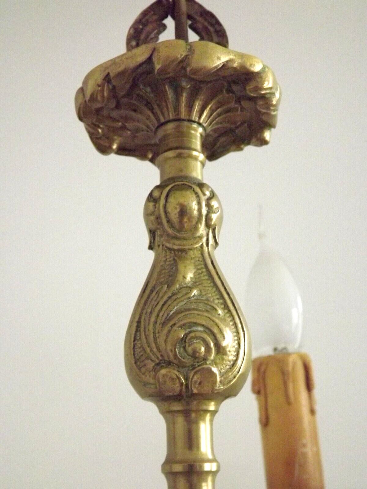 Bronze 3 light chandelier