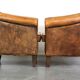 Set of 2 stylish yet beautiful and comfortable sheepskin club armchairs