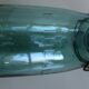 Old green glass jar "L'IDEALE"
