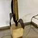 Vintage Bronze, Brass and Travertin Table Lamps in the manner of Maison Charles, 1970s, Set of 2