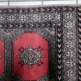 Vintage Uzbek Bukhara runner 63cm x 170cm 1960s