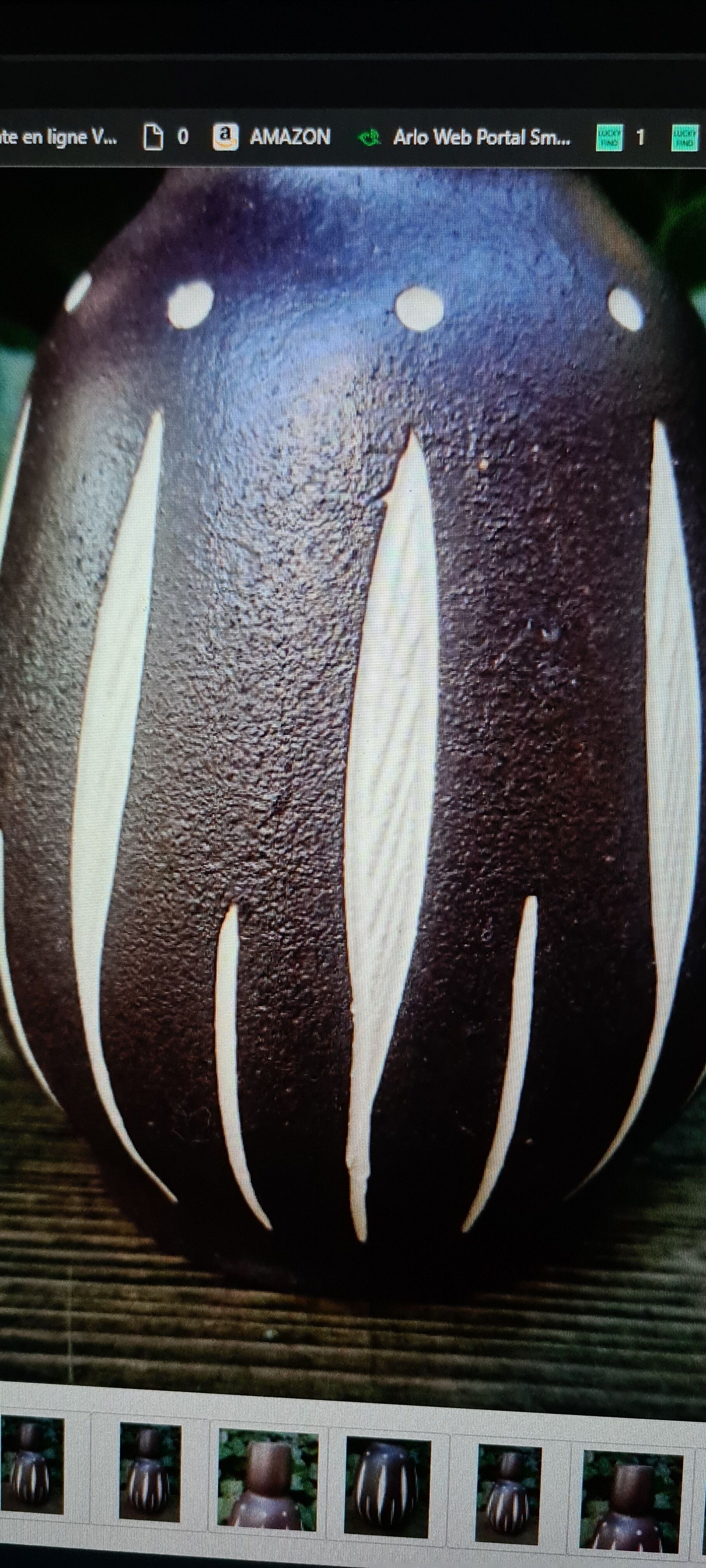 Old Ceramic Vase Germany DDR Piesche & Blackberries Decor Ritz Sgraffito 1950 a 59