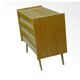 Commode en rotin des années 1960