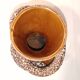 Vallauris Ceramics Fat Lava Spiral Vase Coral 28 cm Vintage