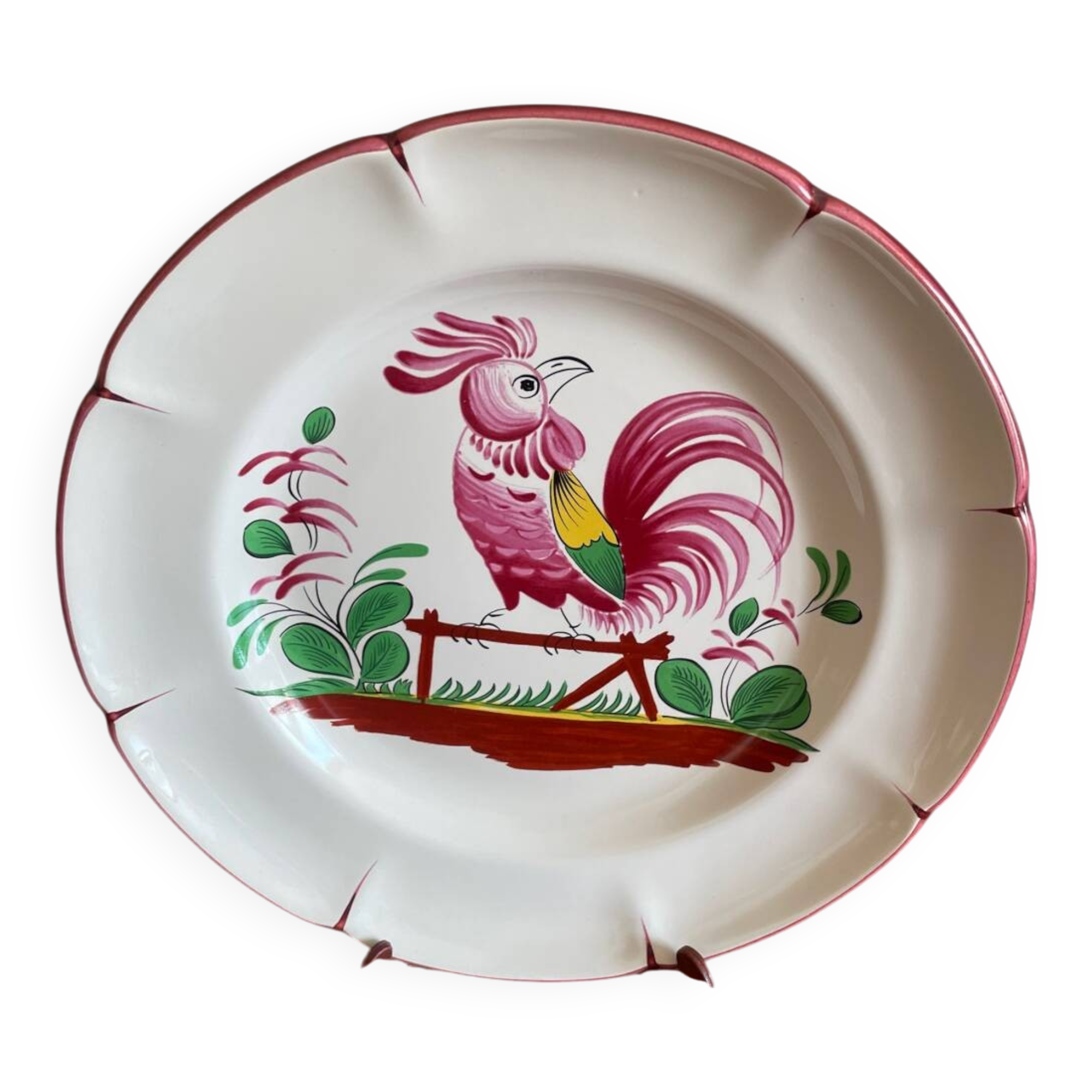 The Rooster St Clément Plate