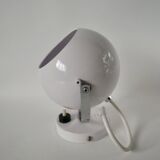 Eyeball space age white wall light from the 70s
