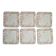6 vintage pimpernel new taupe coasters