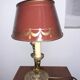 Solid bronze hot water bottle lamp