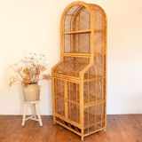 Rattan & wicker bookcase